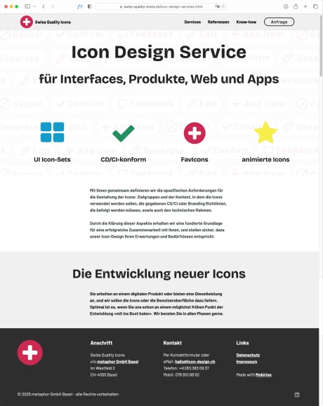 Swiss Quality Icons